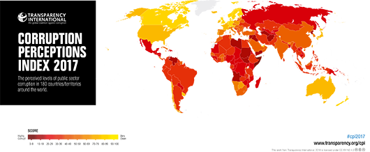 Índice de Percepción de la Corrupción 2017