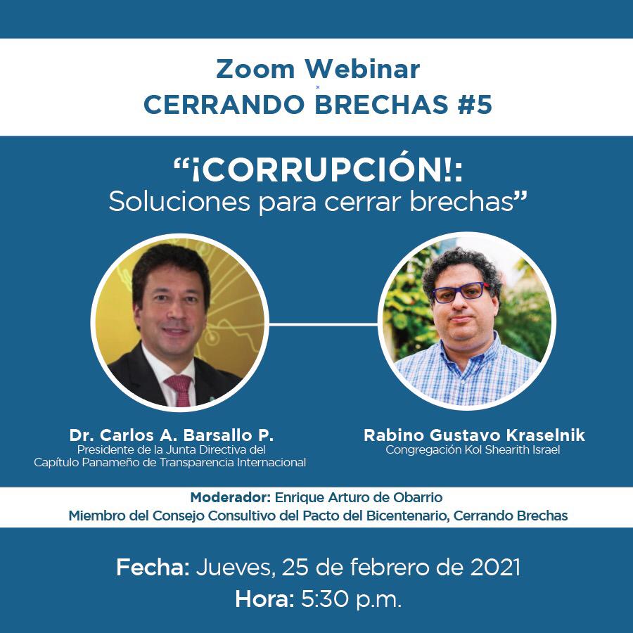 “¡CORRUPCIÓN!: Soluciones para cerrar brechas”