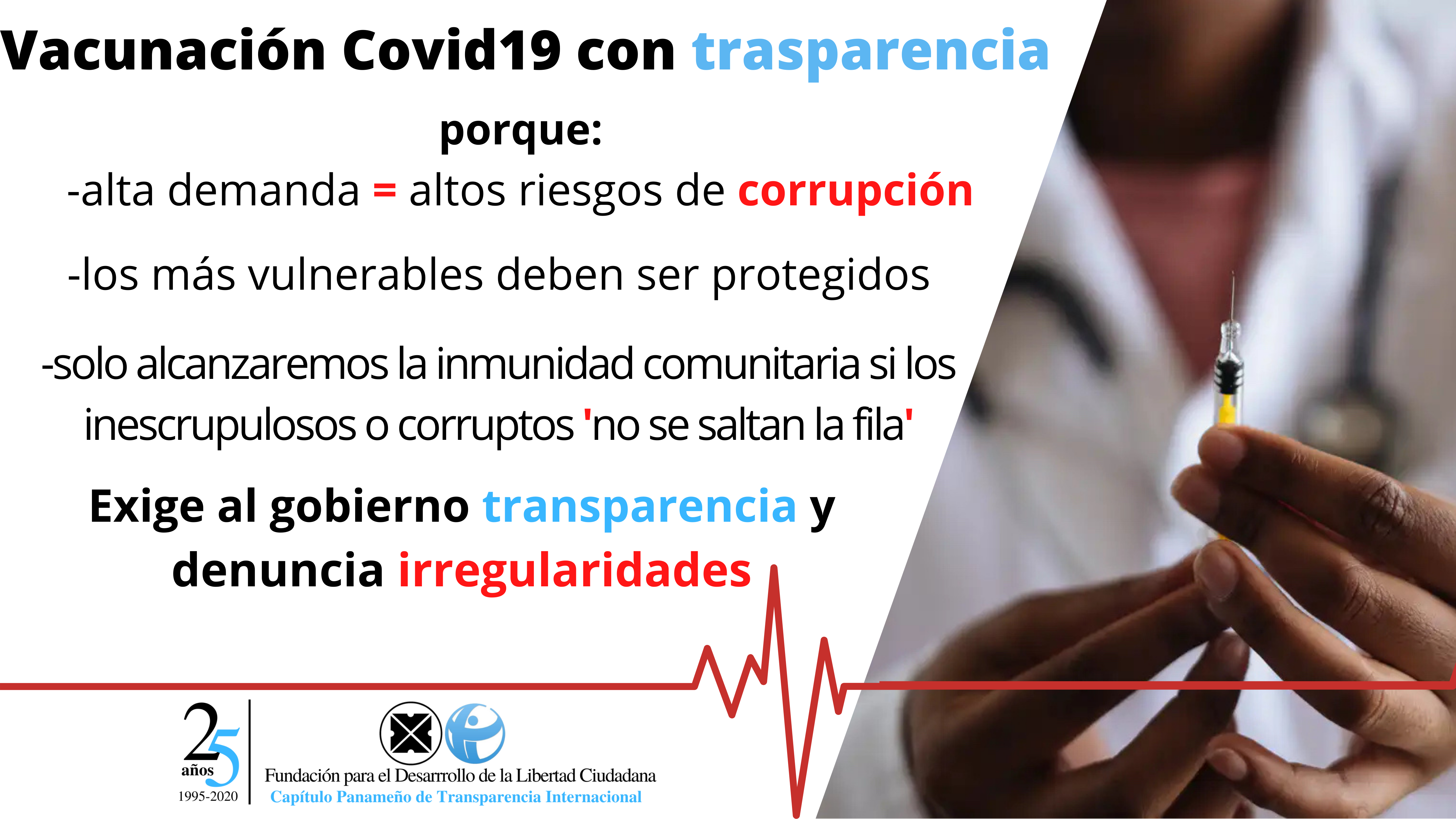 Vacunas y anticorrupción: pedimos a ANTAI que aplique Ley de Transparencia  al MINSA