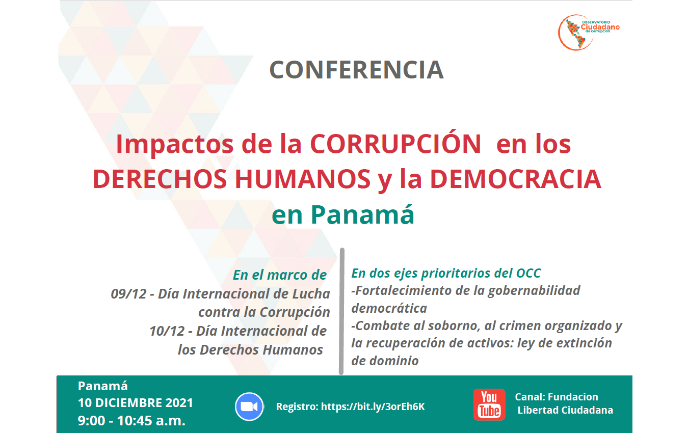 Impactos de la CORRUPCIÓN en los DERECHOS HUMANOS y la DEMOCRACIA en Panamá