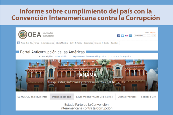 Informe sobre cumplimiento del país con la Convención Interamericana contra la Corrupción